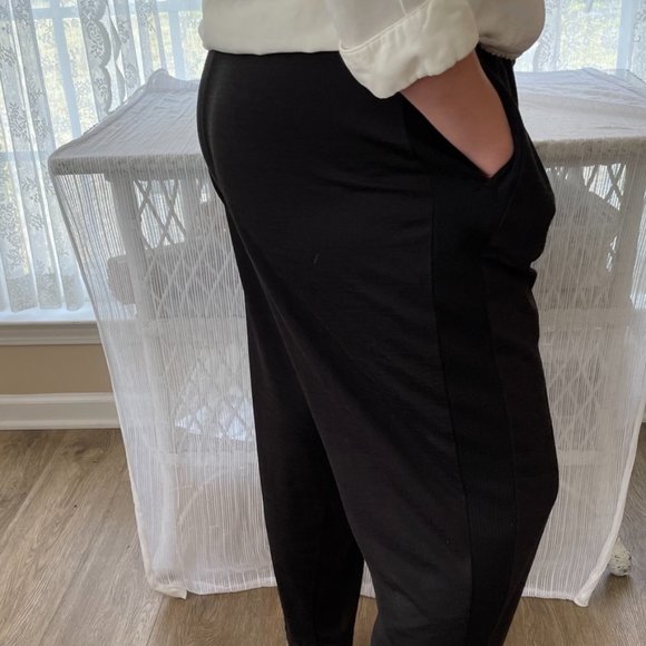 Life Worx By Gloria Vanderbilt Pants Black Joggers - Picture 3 of 15